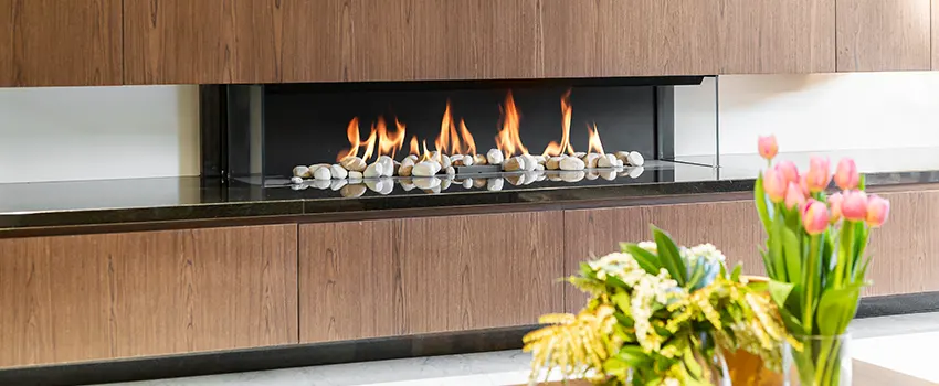 Double-height Fireplace Design Refurbishment in Bradley, Illinois